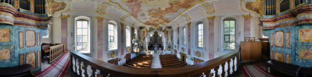 Gaukönigshofen - An der Orgel der Schutzengelkirche