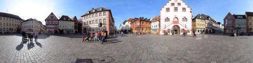 Kugelpanorama - Karlstadt - Marktplatz