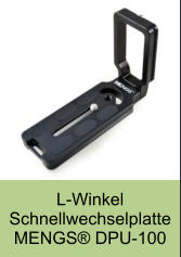 L-Winkel Schnellwechselplatte MENGS® DPU-100