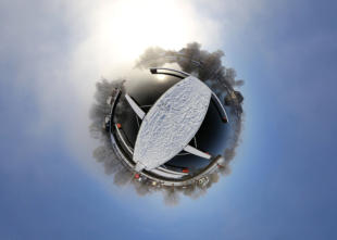 Little Planet Aalbude - Peene im Winter