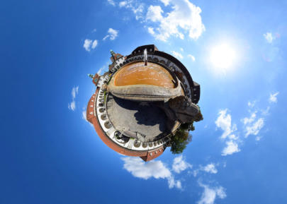 Little Planet Bad Nauheim - Brunnen im Sprudelhof