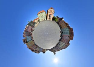 Little Planet Eger - Marktplatz