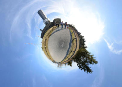 Little Planet Großer Feldberg - Sendeanlagen