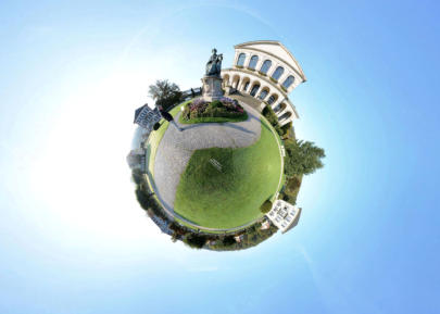 Little Planet Staatsbad Brückenau - König Ludwig I. Statue