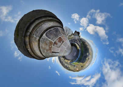 Little Planet Veste Coburg - Aussicht Hohe Bastei