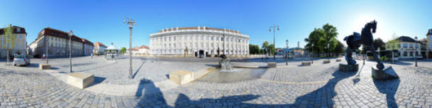 Ansbach - Anscavallo auf dem Schlossplatz