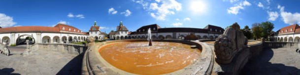 Bad Nauheim - Brunnen im Sprudelhof