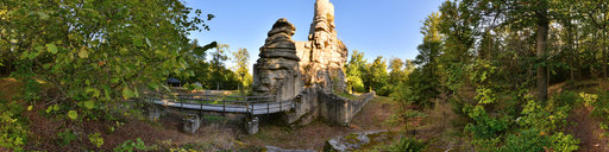 Waldershof - Holzbrücke Burgruine Weißenstein