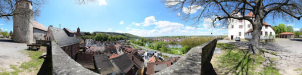 Homburg am Main - Blick über Homburg 