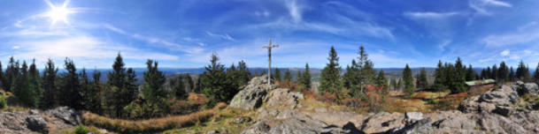 Rachel - Am Gipfelkreuz Großer Rachel