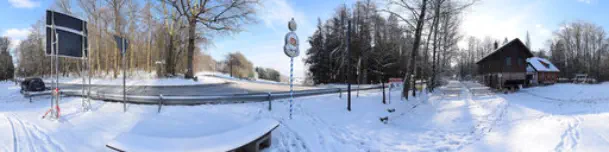 Heigenbrücken - Waldhaus Engländer im Schnee