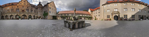 Schloss Weikersheim - Burghof