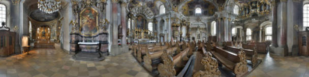 Würzburg - Wallfahrtskirche Käppele Innenansicht